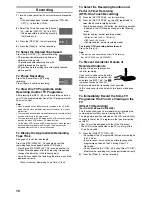 Preview for 10 page of Panasonic NV-FJ628EE Operating Instructions Manual