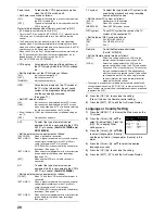 Preview for 20 page of Panasonic NV-FJ628EE Operating Instructions Manual