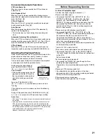 Preview for 21 page of Panasonic NV-FJ628F Operating Instructions Manual