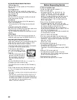 Preview for 22 page of Panasonic NV-FJ732EE Operating Instructions Manual