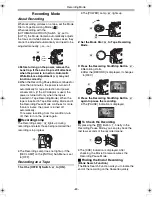 Preview for 16 page of Panasonic NV-GS22EGE Operating Instructions Manual