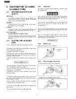 Preview for 6 page of Panasonic NV-GS230E Service Manual