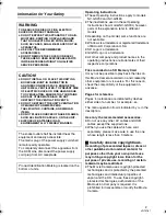 Preview for 3 page of Panasonic NV-GS230EB Operating Instructions Manual