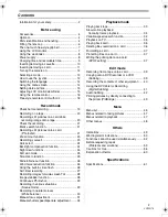 Preview for 3 page of Panasonic NV-GS250 Operating Instructions Manual