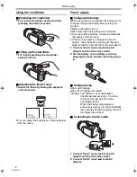 Preview for 8 page of Panasonic NV-GS250 Operating Instructions Manual