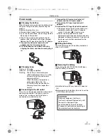 Preview for 9 page of Panasonic NV-GS60EB Operating Instructions Manual