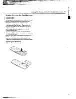 Preview for 17 page of Panasonic NV-HS800EC Operating Instructions Manual