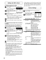 Preview for 20 page of Panasonic NV-HS820 Series Operating Instructions Manual