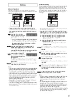 Preview for 21 page of Panasonic NV-HS825EE Operating Instructions Manual