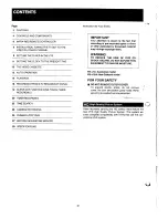 Preview for 2 page of Panasonic NV-J1 Series Operating Instructions Manual