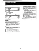 Preview for 31 page of Panasonic NV-L20A Operating Instruction