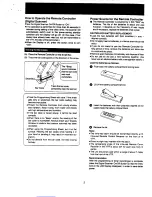 Preview for 7 page of Panasonic NV-L20A Operating	 Instruction