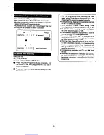 Preview for 25 page of Panasonic NV-L20A Operating	 Instruction