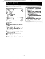 Preview for 31 page of Panasonic NV-L20A Operating	 Instruction