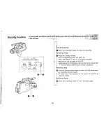 Preview for 19 page of Panasonic NV-M10 series Operating Instructions Manual