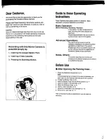 Preview for 2 page of Panasonic NV-MS5A Operating Instructions Manual