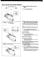 Preview for 22 page of Panasonic NV-MS5A Operating Instructions Manual