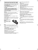 Preview for 2 page of Panasonic NV-MV41GN Operating Instructions Manual