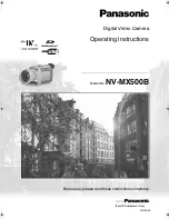 Panasonic NV-MX500B Operating Instructions Manual preview