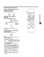 Preview for 17 page of Panasonic NV-SD220A Operating Instructions Manual