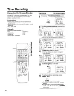 Preview for 20 page of Panasonic NV-SD220A Operating Instructions Manual