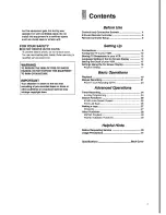 Preview for 3 page of Panasonic NV-SD230A Operating Instructions Manual