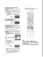 Preview for 22 page of Panasonic NV-SD230A Operating Instructions Manual