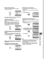 Preview for 25 page of Panasonic NV-SD230A Operating Instructions Manual