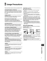 Preview for 31 page of Panasonic NV-SD230A Operating Instructions Manual