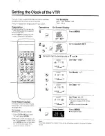 Preview for 14 page of Panasonic NV-SD250 Series Operating Instructions Manual