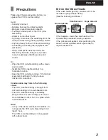 Preview for 3 page of Panasonic NV-SJ3MK2AM Operating Instructions Manual