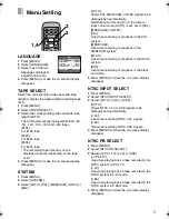 Preview for 5 page of Panasonic NV-SJ50AM Operating Instructions Manual