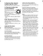 Preview for 7 page of Panasonic NV-SJ50AM Operating Instructions Manual