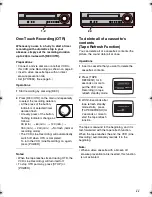 Preview for 11 page of Panasonic NV-SJ50AM Operating Instructions Manual