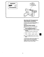 Preview for 59 page of Panasonic NV VX 27 Operating Instructions Manual