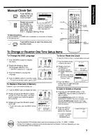 Preview for 7 page of Panasonic Omniversion PV-M2046 Operating Instructions Manual