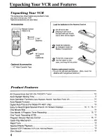 Preview for 4 page of Panasonic Omnivision PV-2601 Operating Instructions Manual