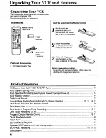 Preview for 4 page of Panasonic Omnivision PV-4611 Operating Instructions Manual