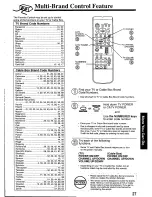 Preview for 27 page of Panasonic Omnivision PV-4614 Operating Instructions Manual