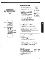 Preview for 15 page of Panasonic Omnivision PV-4651 Operating Instructions Manual