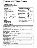 Preview for 4 page of Panasonic Omnivision PV-4655S User Manual