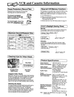 Preview for 5 page of Panasonic Omnivision PV-4660 Operating Instructions Manual