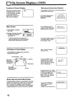 Preview for 12 page of Panasonic Omnivision PV-4660 Operating Instructions Manual