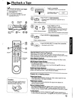 Preview for 13 page of Panasonic Omnivision PV-4660 Operating Instructions Manual