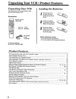 Preview for 4 page of Panasonic Omnivision PV-7401 Operating Instructions Manual