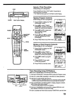 Preview for 19 page of Panasonic Omnivision PV-8402 Operating Instructions Manual