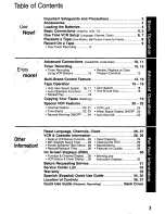 Preview for 3 page of Panasonic Omnivision PV-840F Operating Instructions Manual