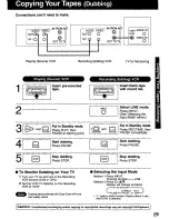 Preview for 19 page of Panasonic Omnivision PV-840F Operating Instructions Manual