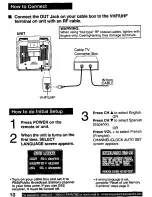 Preview for 10 page of Panasonic Omnivision PV-C1331W Manual