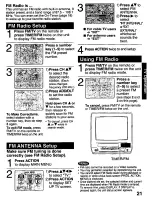 Preview for 21 page of Panasonic Omnivision PV-C1331W Manual